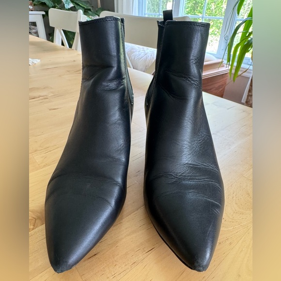 Aldo Shoes - Black Ankle Real Leather Boots